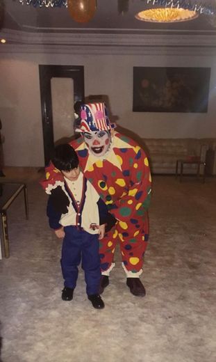 The clown at the same 1992 birthday.