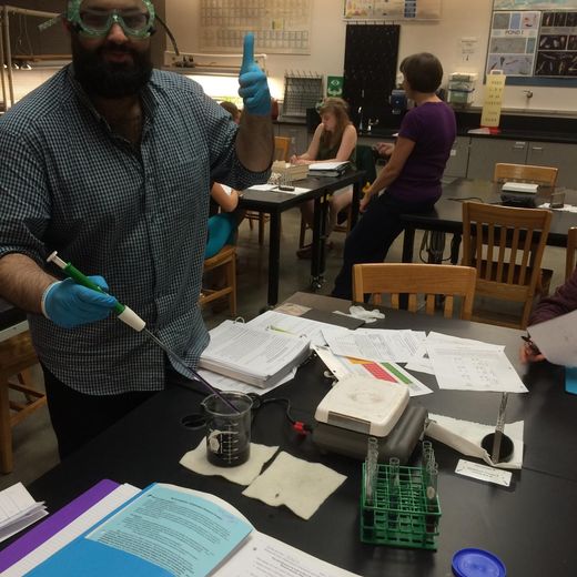 Biology class.