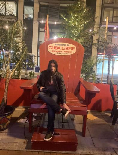 Date night at a Cuban restaurant in DC.